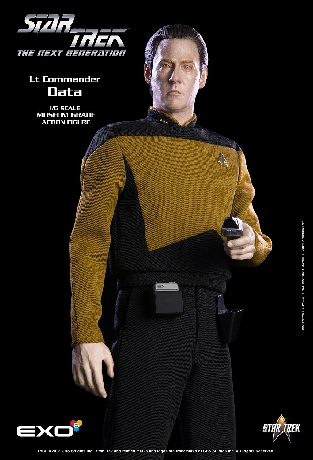 Pre-Order EXO-6 Star Trek Next Generation Lt. Commander Data Sixth Scale Figure
